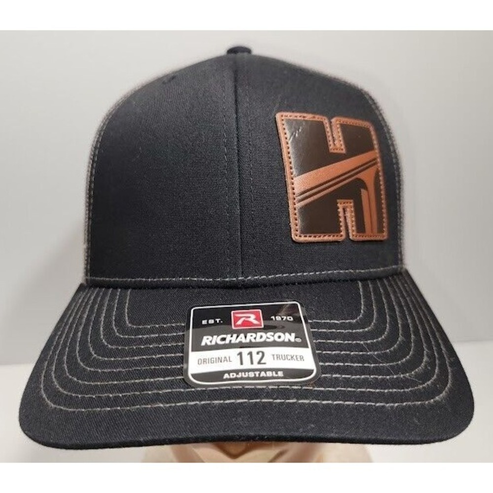 H Logo Richardson Mesh Trucker Snapback Hat Cap. Appears hat's never been worn